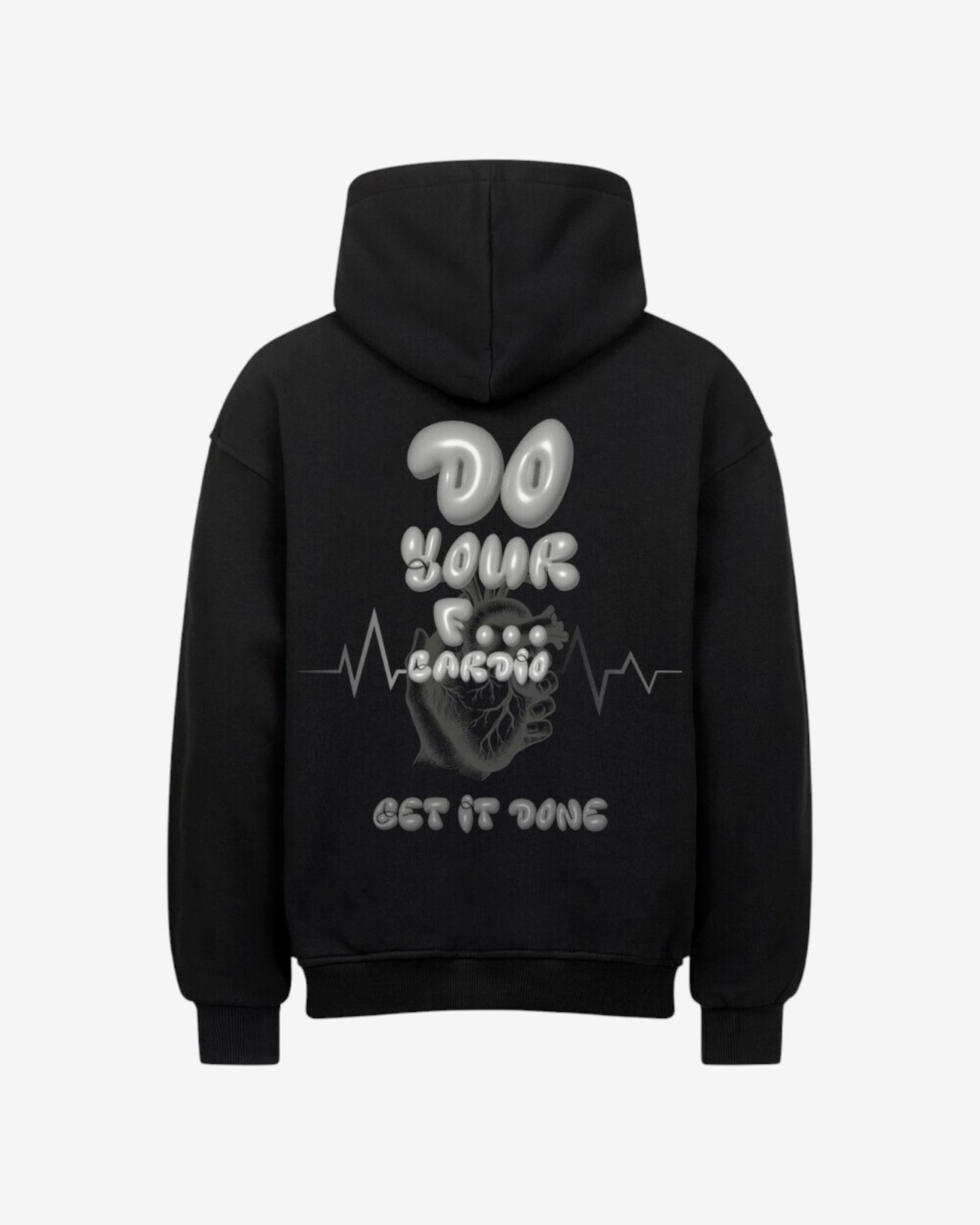 Do ur F. Cardio Oversized Hoodie Schwarz